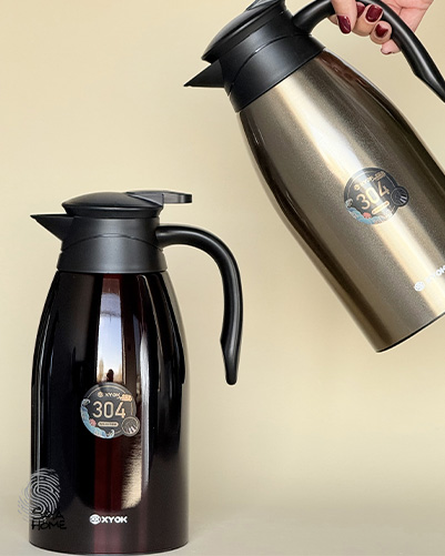 فلاسک استیل xyok ضد نشتی با عایق حرارتی