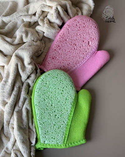 لیف دستکشی و اسکراب هائودا