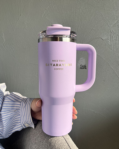 تراول ماگ سیتارایوری 900 میل دسته بغل با لبی آسان نوش